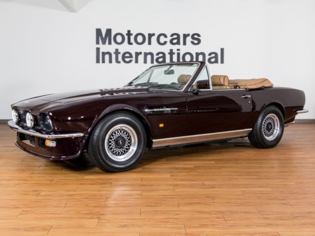1987 aston martin v-8 volante convertible 2-door 5.3l