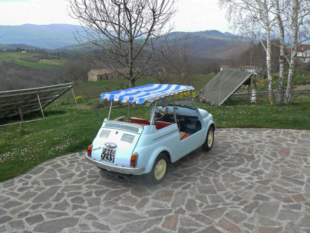 1963 fiat 500d very rare spiaggina jolly cabriolet