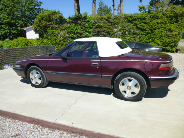 1990 buick reatta base convertible 2-door 3.8l, 1 of 117 in this color
