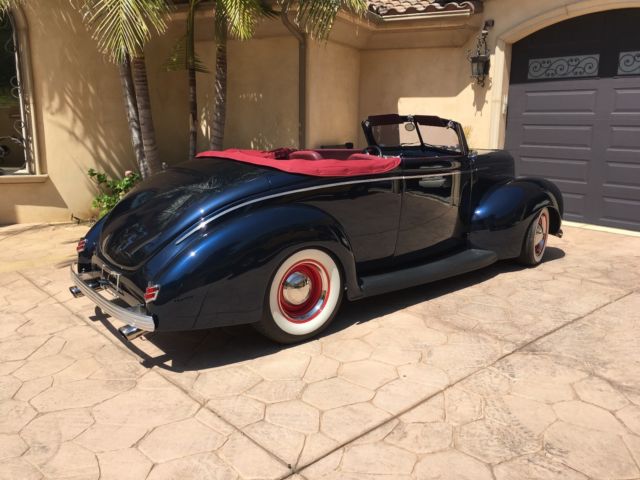 1940 ford all steel convertible...frame off restoration... no reserve