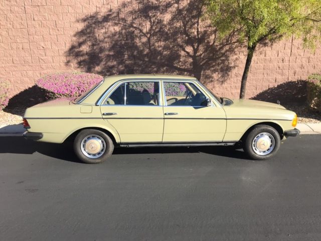 1983 mercedes benz 230e 5 spd rare euro w123