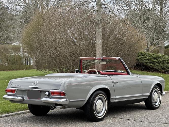 1967 mercedes-benz 230sl in southampton, new york