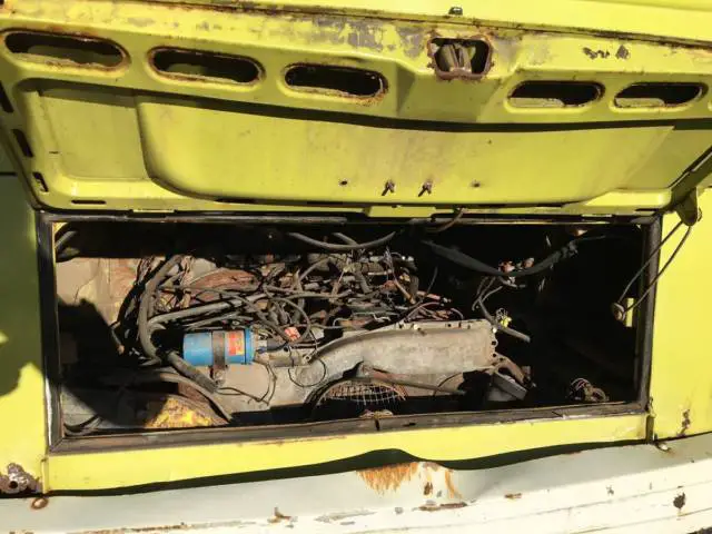 vw westfalia bus vanagon ac- camper van - rare bali yellow complete project 1975
