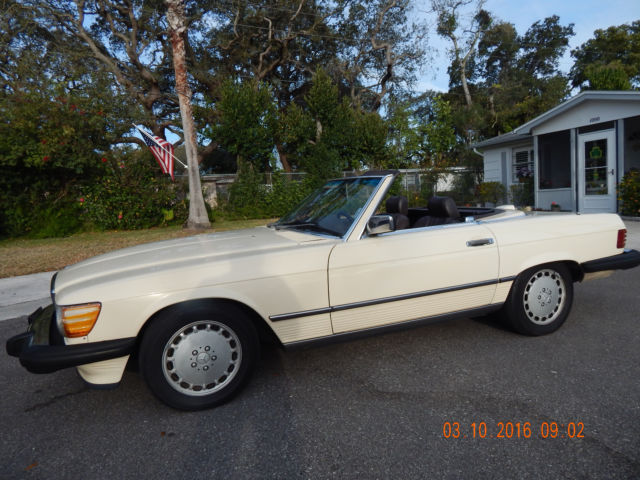 1987 mercedes-benz 560sl classic convertable/hard top