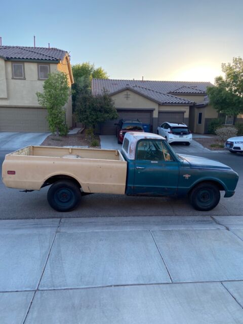 1967 chevrolet c-10 pickup green rwd automatic