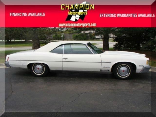 1972 pontiac grand ville 28775 miles cameo white convertible 455cu a