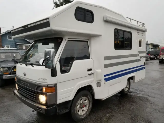 toyota hiace truck motorhome 1989 diesel 4wd