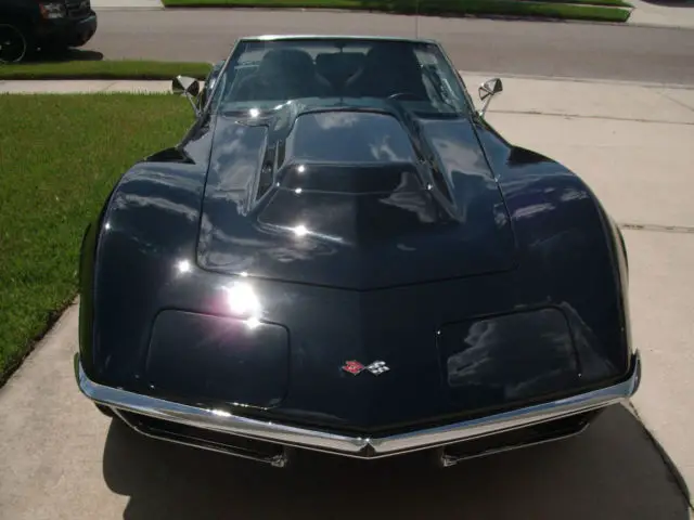 1968 chevrolet corvette triple black roadster 355ci/420hp
