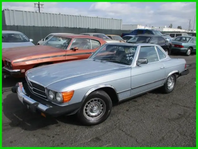 c 1982 mercedes-benz 380 2 dr convertible used 3.8l v8 16v automatic no reserve