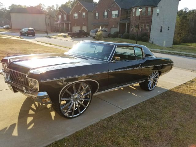 1970 chevrolet caprice 2-door coupe impala donk classic