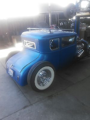 orig. calif. titled 1927 all steel ford coupe, fresh updated mustang cobra donor