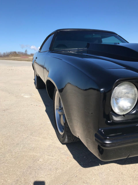 1973 chevy chevelle laguna hotrod streetrod ratrod custom mucle car triple black