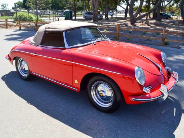 60 porsche 356 b super 90 convertible, 500 miles since full restoration in 2014
