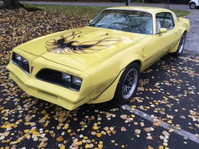 1977 pontiac firebird trans am 400 6.6 restored! a/c 86k original miles