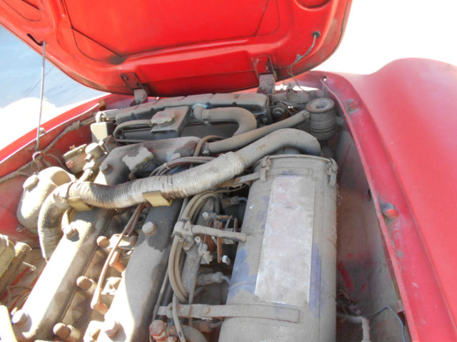 alfa spider ca. blue plate garage find, very solid unmolested car / elderly past