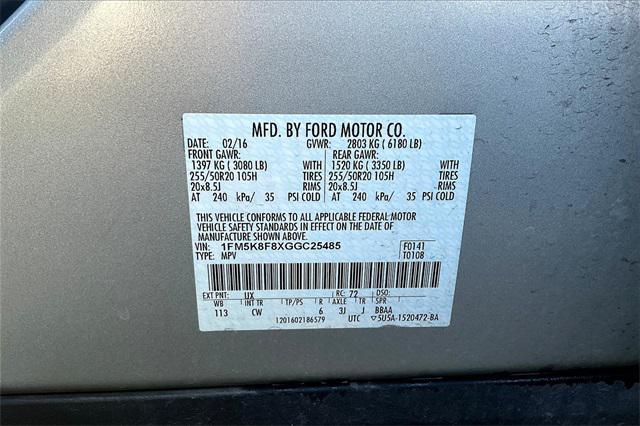 2016 ford explorer limited