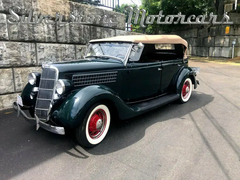 1939 vineyard green convertible 327cid pebble beach restorers car
