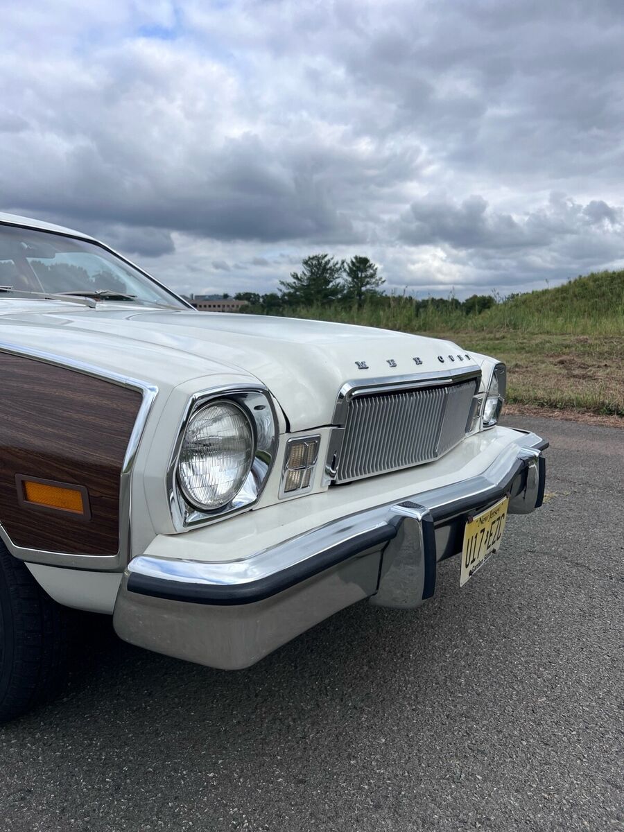 1977 mercury bobcat wagon white villager