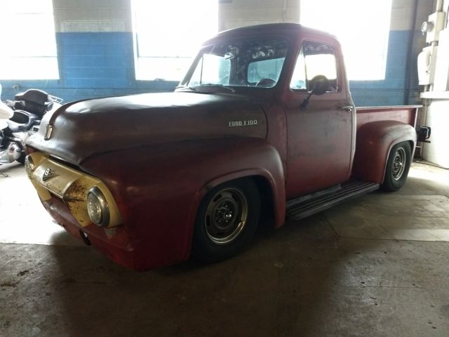 1954 ford f100 rat rod hot rod shop truck patina