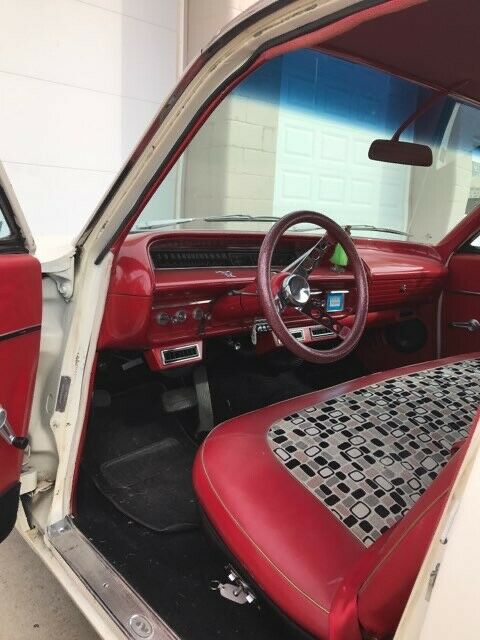 1963 chevrolet bel air coupe white fwd automatic