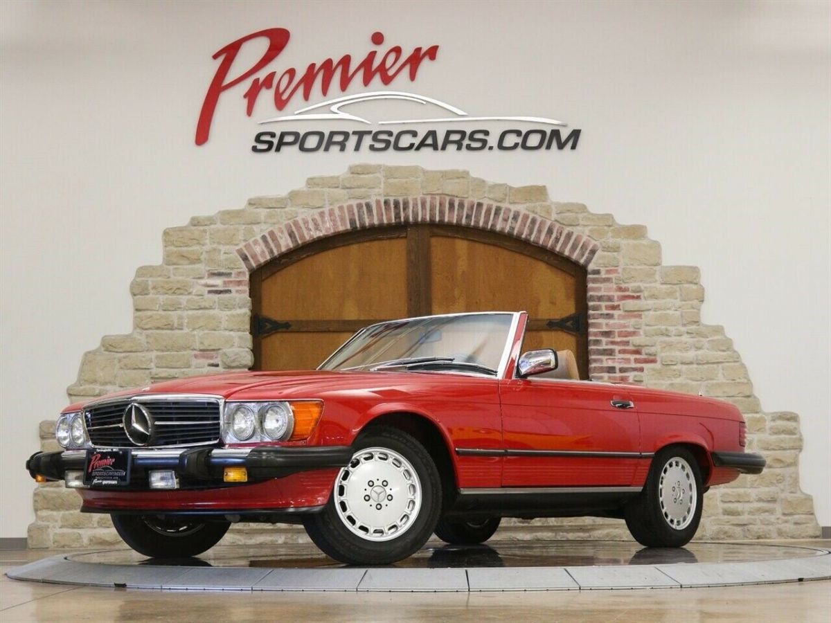 1987 mercedes-benz sl-class 560-class 560 sl, only 47,000 2-owner miles