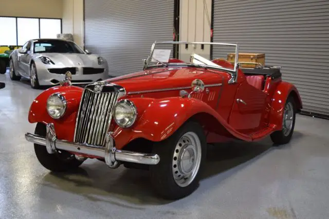 show quality 1954 mg tf roadster complete restoration great ownership