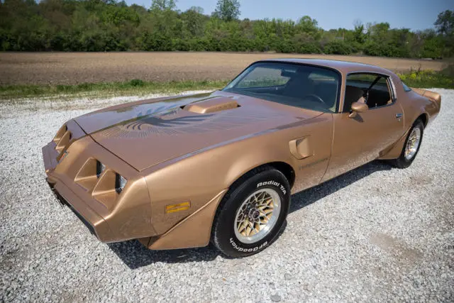 1981 pontiac trans am numbers matching factory a/c rare color combo
