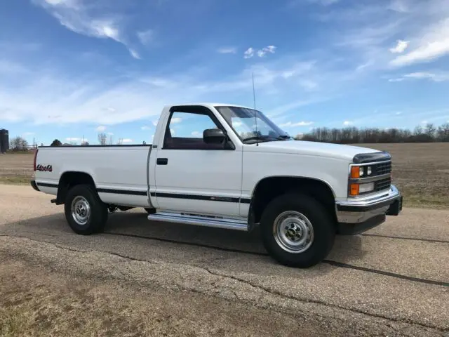88 chevy k2500 truck 1 owner 7,032 original miles 350 v8 efi 4x4 no reserve nr