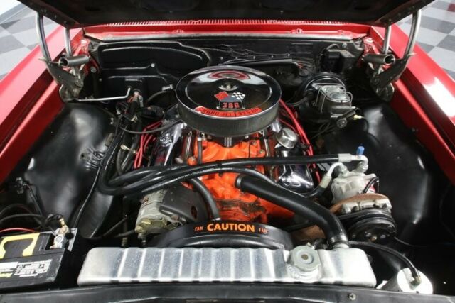 classic vintage chrome red drop top super sport tci headers bucket seats bbc