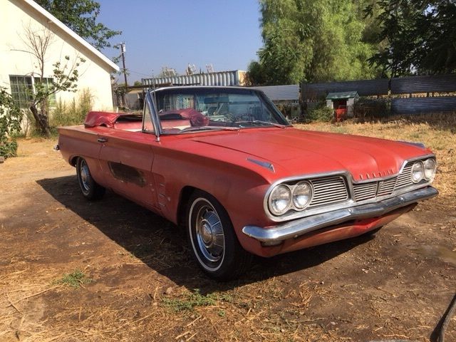 1962 pontiac tempest convertible rebuit engine auto trans clear title