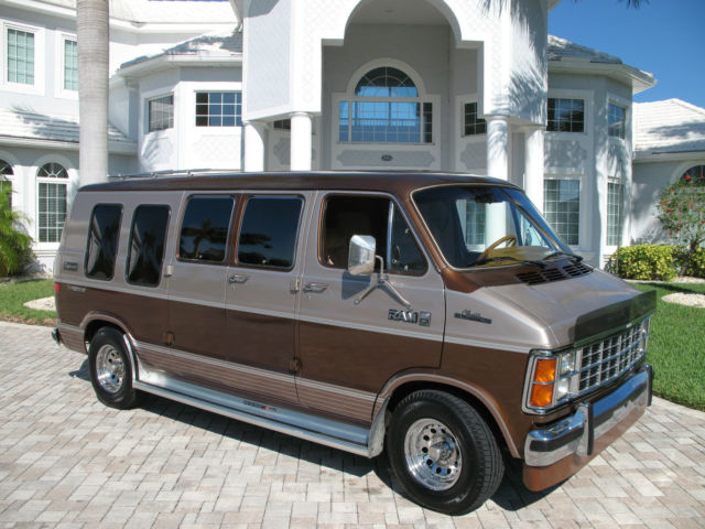 1985 dodge ram b250 van 1 owner very low miles v8 at ac full power immaculate !