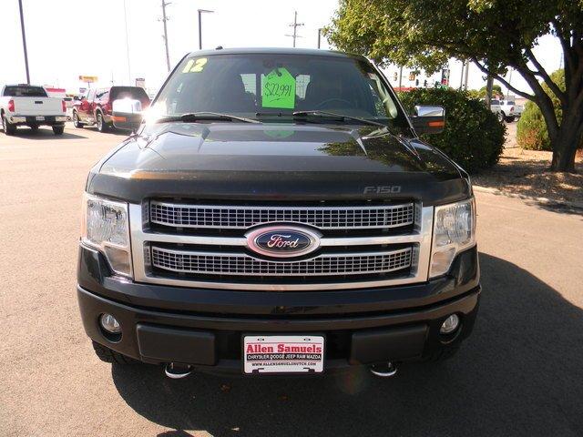 used 2012 ford f150 4x4 supercrew platinum hutchinson, ks 67502 for sale in hutchinson, kansas