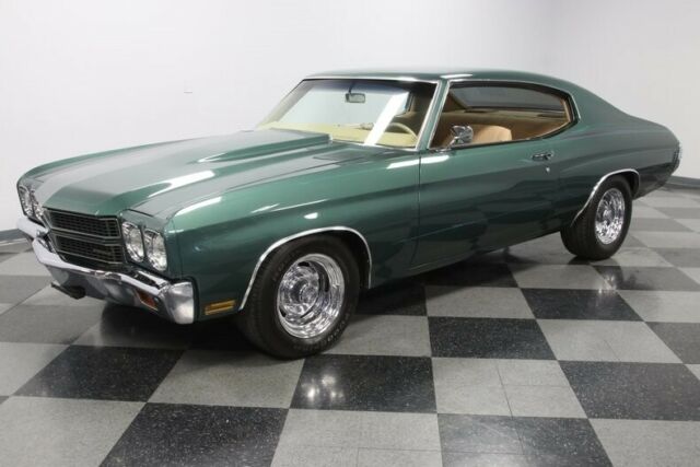 classic vintage chrome restored green tan dakota digital flowmaster edelbrock