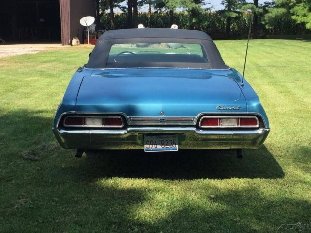 1967 chevrolet impala convertible 283ci v8 gas engine 3-speed manual garage kept