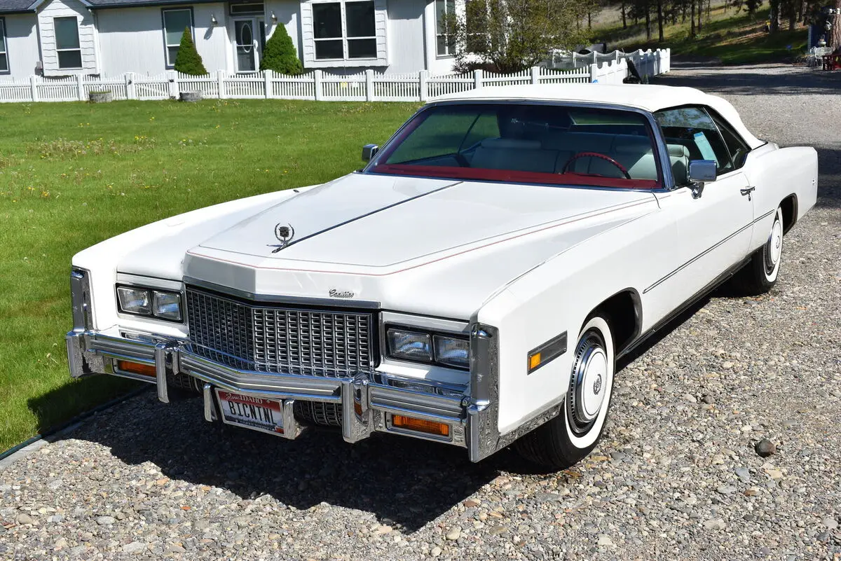 1976 cadillac eldorado convertible bicentennial edition! 844 actual miles! new!