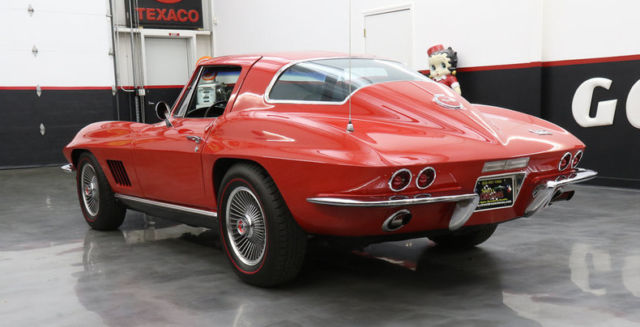 1967 chevrolet corvette 0 red 327 v8 4 speed manual
