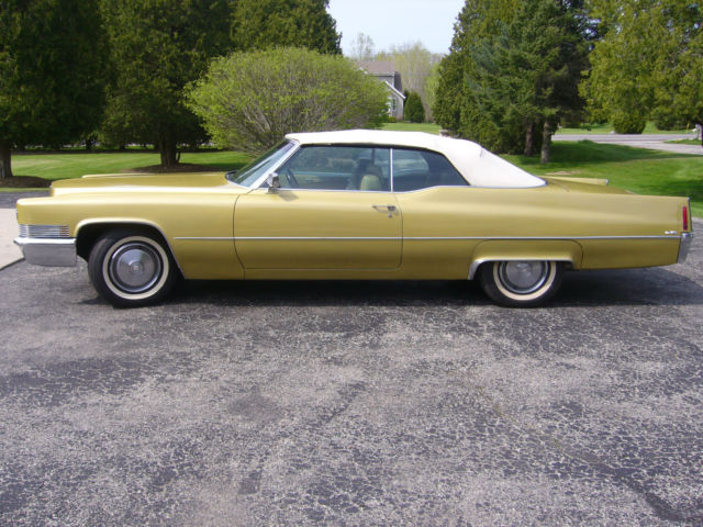 1970 cadillac deville convertible, watchers message 414-909-2274, listing ending