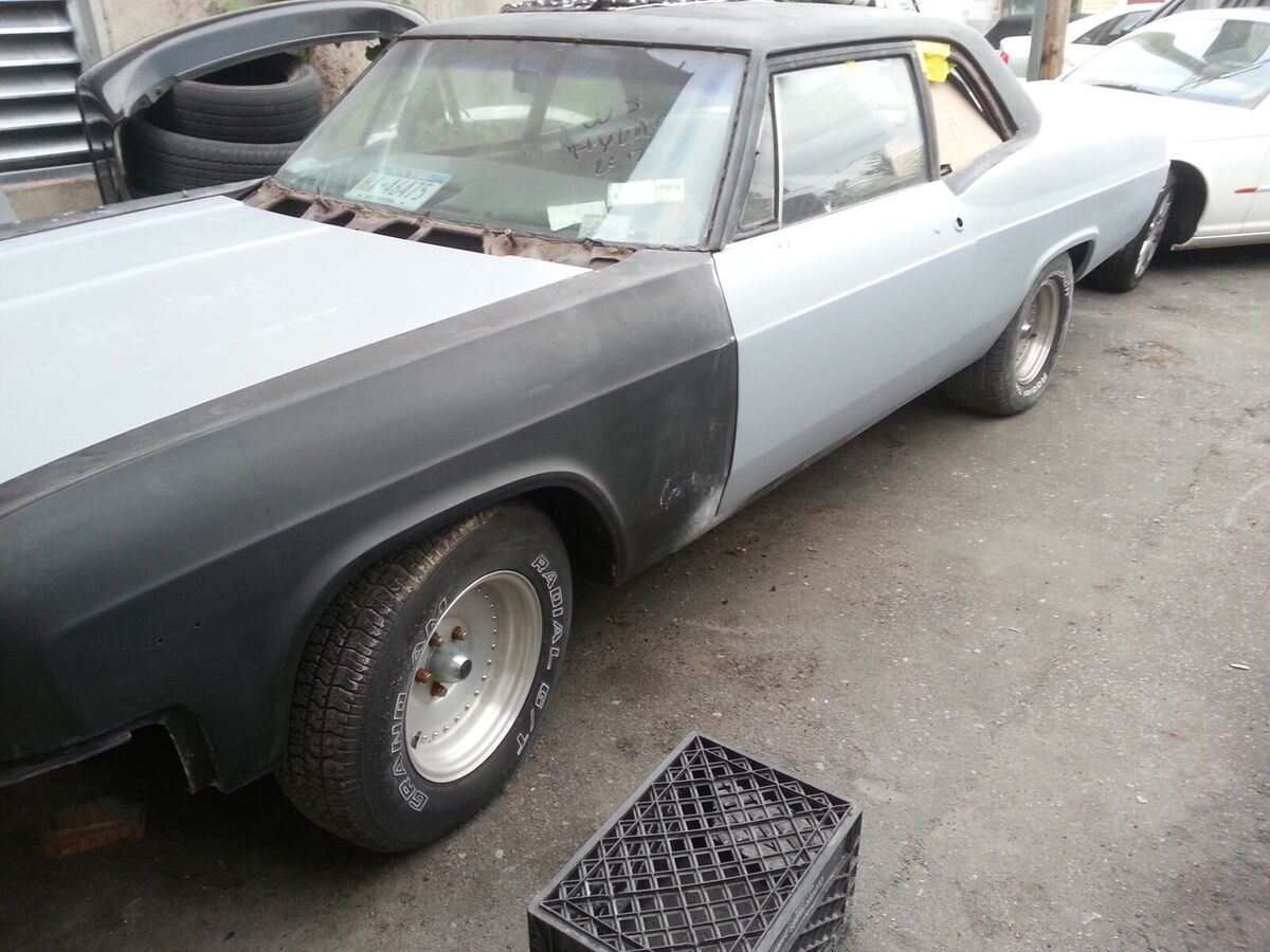 1966 chevrolet biscayne coupe grey rwd automatic