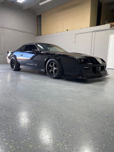 1987 chevrolet camaro coupe black rwd manual iroc