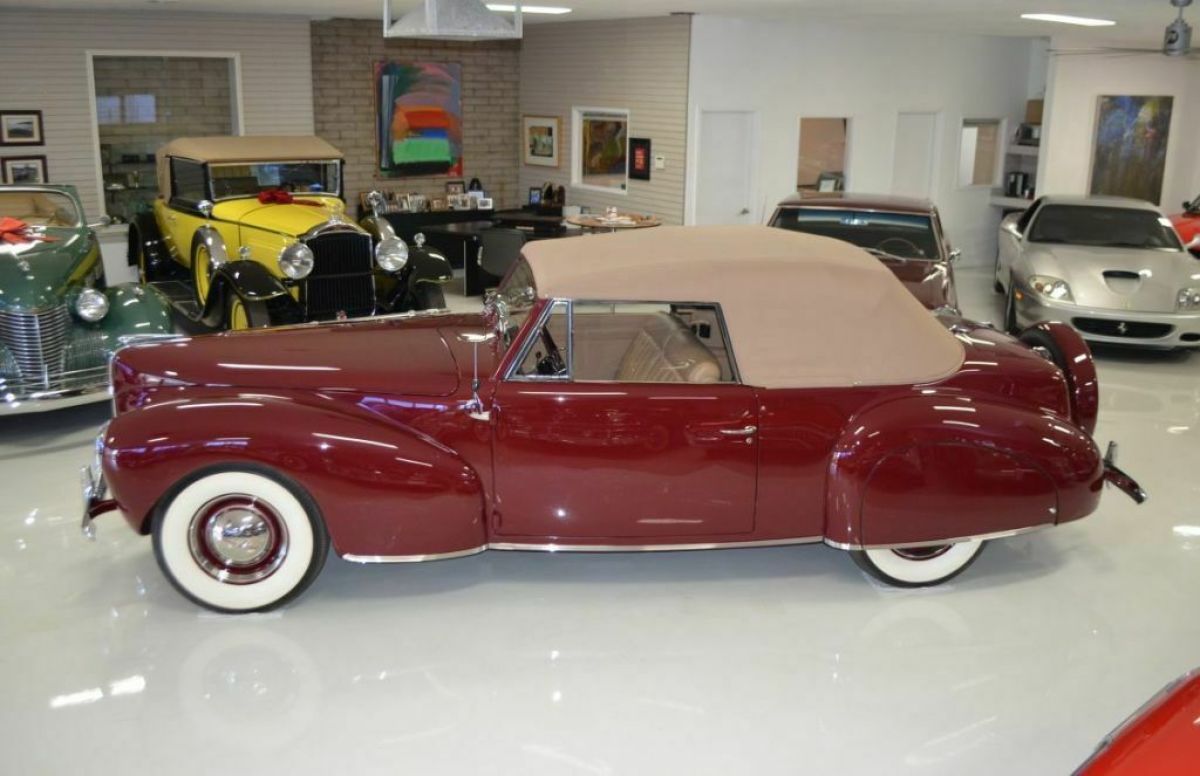 1940 lincoln continental convertible 12850 miles lime convertible coupe manual