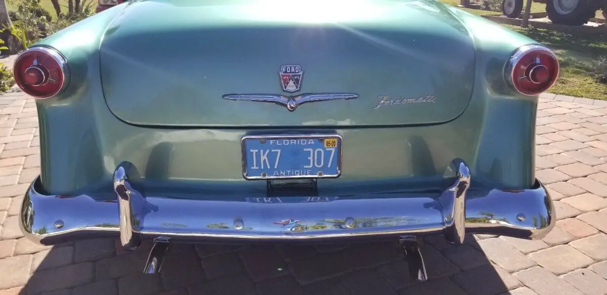 1954 ford crestline coupe green rwd automatic fordomatic