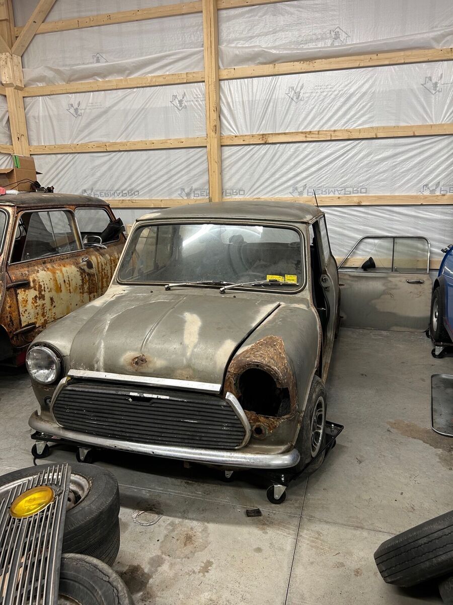 1968 mini cooper s sedan brown fwd manual