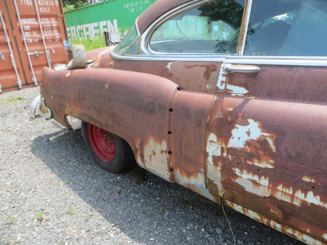 1953 cadillac coupe solid w papers great custom pontiac front seat parted out