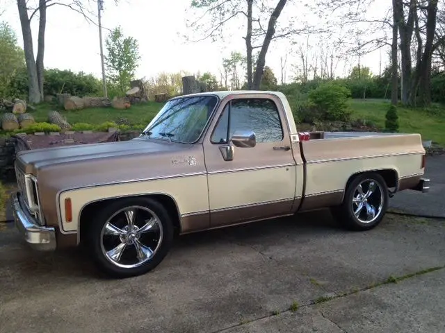 1979 chevy silverado c-10, patina, rat rod, shop truck, a/c, short bed