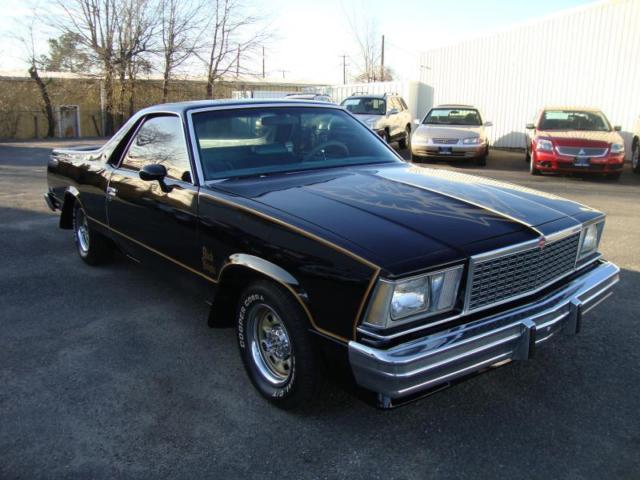 1978 chevrolet el camino black knight, 350, auto, really nice car!, ac! look!