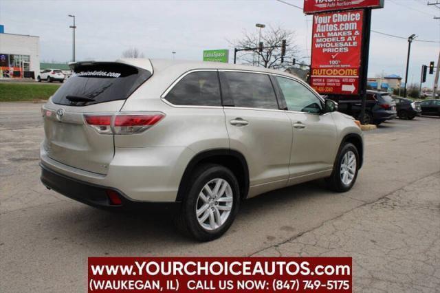 2015 toyota highlander le