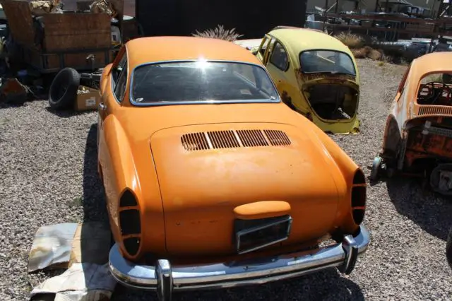 one owner vw karmann ghia clean title low reserve runs and drives well