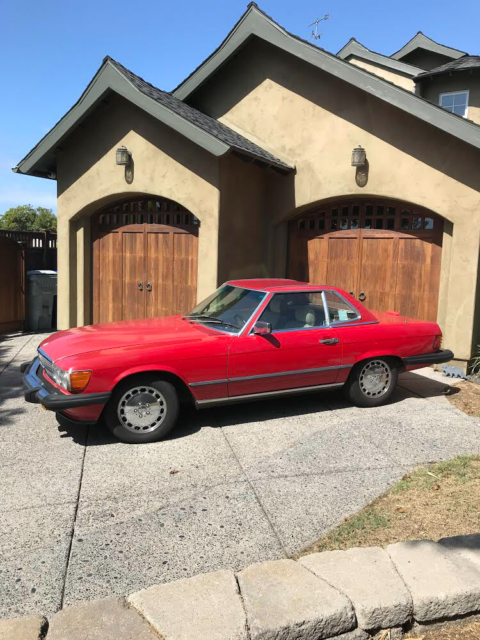 mercedes benz 1989 560sl convertible