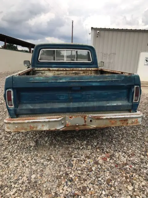 1971 ford f100 sport custom pickup truck