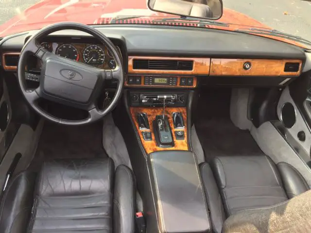 1993 jaguar xjs base convertible 2-door 4.0l red